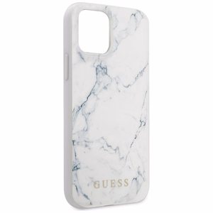 Guess Marble Чехол для iPhone 12 mini 5.4" - белый