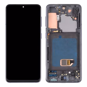 LCD-ekraan seadmele Samsung G991 S21 raamiga / Phantom must / HQ