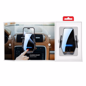Juhtmevaba car phone hoidja Forcell F-Grip HS6 15W windshield / air vent must