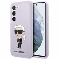 Karl Lagerfeld KLHCS23MSNIKBCU S23+ S916 hardcase lilla/lilla Silicone Ikonik