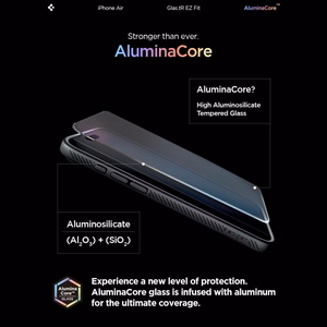 Spigen Glas.TR EZ Fit 2-pack karastatud klaas jaoks iPhone 17 Air - läbipaistev