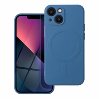 SILICONE MAG ÜMBRIS compatible with MagSafe jaoks IPHONE 13 Mini sinine