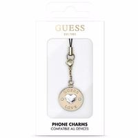 GUESS Charms GUCPMHGLD (Heart Diamond Charm with Rhinestones)