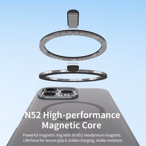 Rock Matte Series Magnetic Ümbris jaoks Iphone 16 Pro Max must