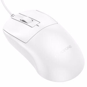 Borofone BG19 Moda juhtmega arvutihiir, valge