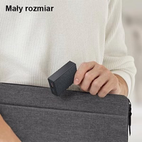 UNIQ Seinalaadija Votre Slim Duo 20W USB-C + USB-A must/charcoal must