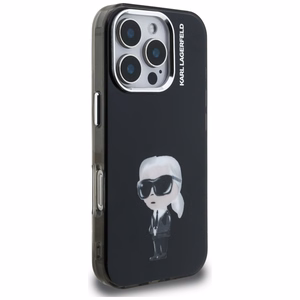 Karl Lagerfeld IML Aquarelle Karl & Logo MagSafe Ümbris jaoks iPhone 16 Pro Max - must