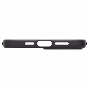 Spigen Liquid Air ümbris iPhone 12 / iPhone 12 Pro jaoks - matt must