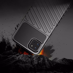 Thunder Case Paindlik ja vastupidav TPU ümbris Samsung Galaxy A22 5G sinine