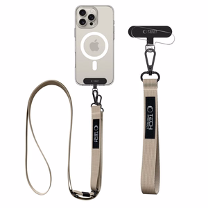 TECH-PROTECT C6S nöörist crossbody rihm kreemjas