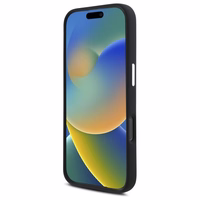 AMG Silicone Graphics MagSafe ümbris jaoks iPhone 16 Pro - must