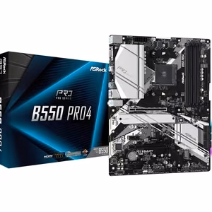 Asrock B550 Pro4 Socket AM4 ATX AMD B550 emaplaat
