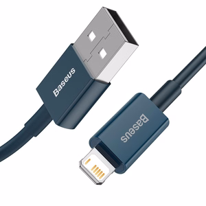 Baseus cable Superior USB - Lightning 1,0 m 2,4A sinine