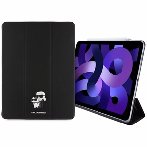 Karl Lagerfeld Saffiano Magnetic Karl & Choupette iPad Air 13" 2024 Book Cover Ümbris - must