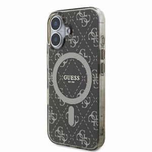 Guess IML 4G Background MagSafe iPhone 16 Ümbris - Brown