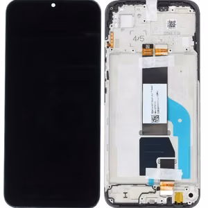 LCD ekraan Xiaomi Redmi 15C 4G (Global)/Poco C85 4G (Global) puuteekraaniga ja raamiga must originaal (teeninduspackett)