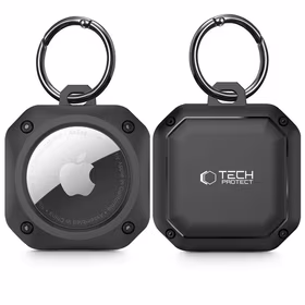 Tech-Protect Rough Pro Ümbris jaoks Apple AirTag with Ring - must