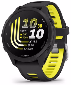 Garmin Forerunner 170 Music digitaalne GPS-nutikell puuteekraaniga 3.05 cm (1.2") AMOLED, 42 mm, 390 × 390 must