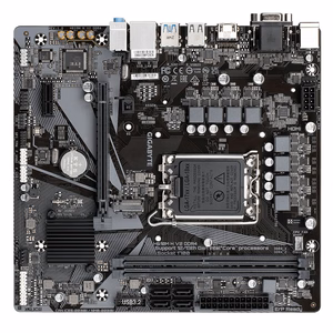 GIGABYTE H610M H V2 Motherboard - Supports Intel Core 14th CPUs, 4+1+1 Hybrid Digital VRM, up to 5600MHz DDR5, 1xPCIe 3.0 M.2, GbE LAN, USB 3.2 Gen 1