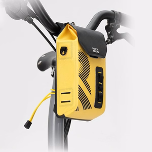Rockbros AS-160 veekindel jalgratta juhtraua kott 1.3L - kollane