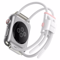 Baseus Adjustable sports strap Let`s Go jaoks Apple Watch 3/4/5/6/SE 38/40mm (LBAPWA4-A24) Valge-roosa