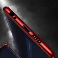 Selge värvi Case Gel TPU Electroplating raam Cover for Xiaomi Redmi 8A must