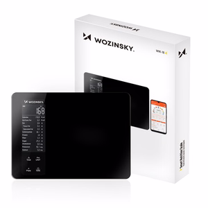 Wozinsky WIK-16 Smart Kitchen Scale with Digital Display, Bluetooth App - Black