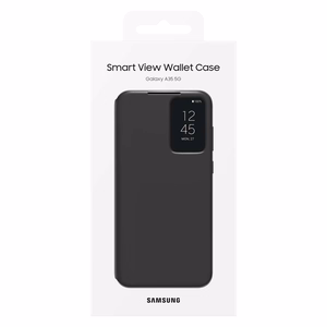 Samsung Smart View Wallet EF-ZA356CBEGWW flip ümbris jaoks Samsung Galaxy A35 - must