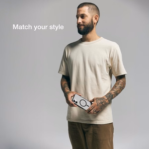 Incase Slim Case MagSafe'i toega ümbris iPhone 16-le, must ja poolläbipaistev
