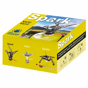 Meva SPARK matka-gaasipliit keerme- või ventiiliga gaasiballoonidele, 2,6 kW, 80 g