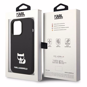 Karl Lagerfeld KLHCP14XSLCTBK iPhone 14 Pro Max 6.7 "hardcase must / must Silicone Choupette Body