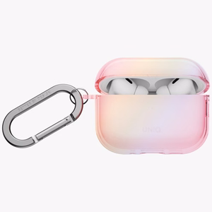 Uniq Iridescia Hang Ümbris jaoks AirPods Pro 3 - Läbipaistev roosa