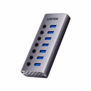 USB-A 3.0 5 Gbps jaotur 7-in-1 lülitiga Unitek H1314A01-EU