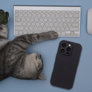 Чехол для iPhone 17 Pro Silicone 2mm чёрный