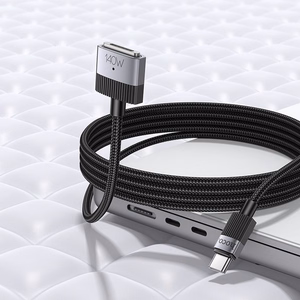 Kaabel USB C - Mag3 Hoco 5A 140W magnetiline 1,8 m U141 must