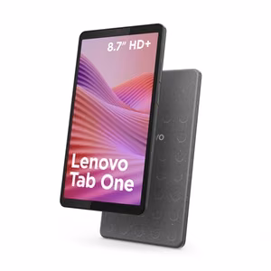 Lenovo Tab One Wi-Fi (ilma toiteadapterita) ZAF00255SE 8.7 " Luna hall IPS 1340 x 800 pikslit MediaTek Helio G85 4 GB joodetud LPDDR4x 64 GB Wi-Fi Esikaamera 2 MP Tagakaamera 8 MP Bluetooth 5.3 Android 14 või uuem Garantii 24 kuud USB-A – USB-C