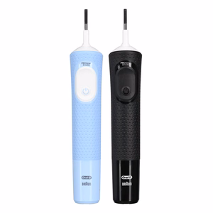 Oral-B Vitality Pro Duo – laetav elektriline hambahari, 2 harjapead, 3 puhastusrežiimi, must/sinine/valge