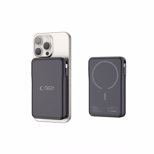 Tech-Protect LifeMag PB31 Power Bank koos MagSafe 10000mAh 15W USB-C / USB-A / sisseehitatud USB-C / Lightning kaablid - must