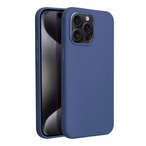 SILICONE case jaoks IPHONE 15 Pro Max sinine