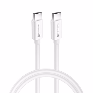 Kaabel USB C to USB C Forcell F-Energy QC4.0 PD 5A 100W 1 m C339 valge