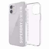 SuperDry Snap iPhone 12 mini Clear Case valge 42593