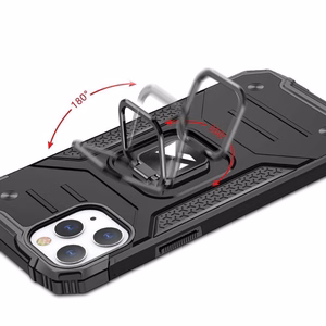 Wozinsky Ring Armor Case Kickstand Tough Rugged Cover for iPhone 13 Pro roosa