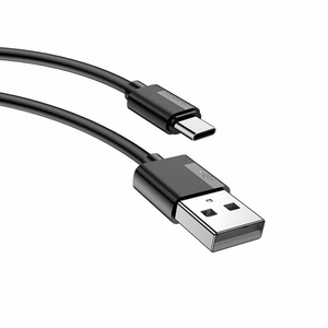 CABLE T-PHOX NETS TYPE-C BLACK 3A ; PVC ; 2M