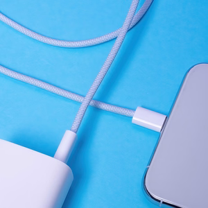Maxlife MXUC-06 kaabel USB-C - USB-C 1,0 m 20W sinine nailon