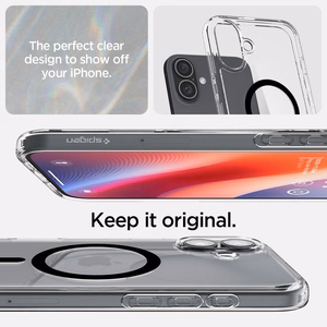 SPIGEN ümbris ULTRA HYBRID MAG compatible with MagSafe jaoks IPHONE 16 Plus must