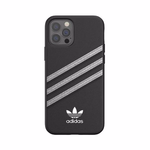 Adidas OR Molded Case Naise ümbris iPhone 12 / iPhone 12 Pro jaoks - must