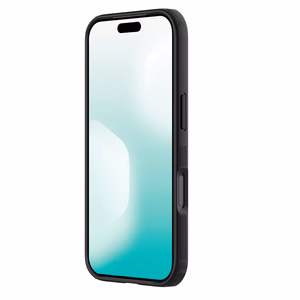 Nillkin Super Frosted Shield Pro MagSafe Compatible Ümbris jaoks iPhone 17 Pro - Läbipaistev Must