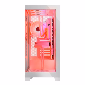 Modecom Volcano SPACE APEX ARGB MIDI Midi Tower valge