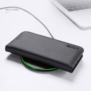 Чехол Dux Ducis Hivo для Samsung Galaxy S25 Edge с откидной крышкой и RFID-защитой - чёрный