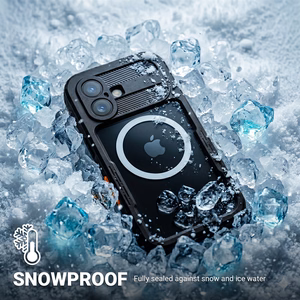 Crong Seal Cover IP68 veekindel ümbris seadmele iPhone 17, must